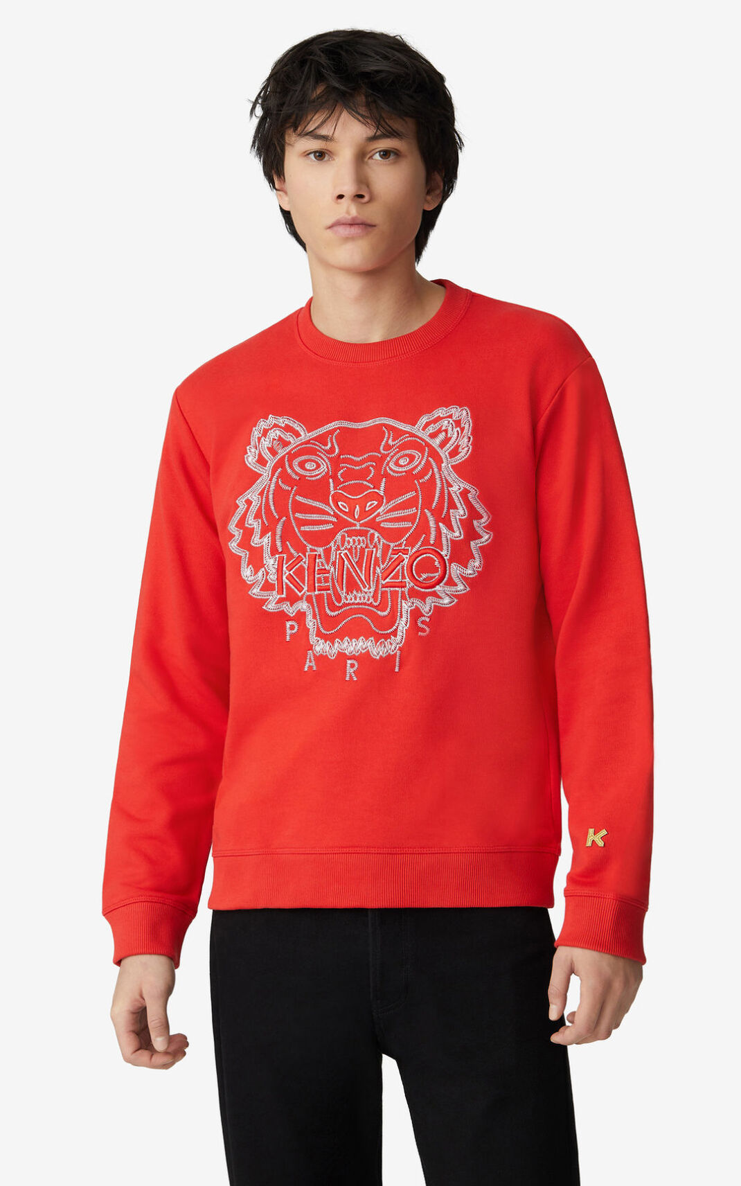 Sweatshirt Kenzo Tiger Masculino - Vermelhas | 130BSQFCM